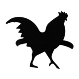 Village Wrought Iron NR-1 Rooster - Napkin Ring