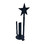 Village Wrought Iron PT-A-45 Star - Paper Towel Holder Holder Vertical Wall Mount, Price/Each