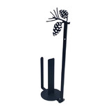 Village Wrought Iron PT-A-89 Pinecone - Paper Towel Holder Holder Vertical Wall Mount