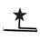 Village Wrought Iron PT-B-45 Star Paper - Paper Towel Holder Horizontal Wall Mount, Price/Each