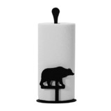 Village Wrought Iron PT-C-14 Bear - Paper Towel Stand