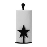 Village Wrought Iron PT-C-45 Star - Paper Towel Stand