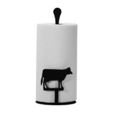 Village Wrought Iron PT-C-5 Cow - Paper Towel Stand