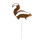 Village Wrought Iron RGS-250 Skunk - Rusted Garden Stake, Price/Each
