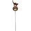 Village Wrought Iron RGS-28 Cat & Pumpkin - Rusted Garden Stake, Price/Each