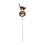 Village Wrought Iron RGS-28 Cat & Pumpkin - Rusted Garden Stake, Price/Each