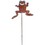 Village Wrought Iron RGS-34 Frog - Rusted Garden Stake, Price/Each