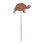 Village Wrought Iron RGS-37 Turtle - Rusted Garden Stake, Price/Each