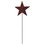Village Wrought Iron RGS-45 Star - Rusted Garden Stake, Price/Each