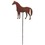 Village Wrought Iron RGS-68 Horse - Rusted Garden Stake, Price/Each