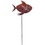 Village Wrought Iron RGS-80 Tropical Fish - Rusted Garden Stake, Price/Each