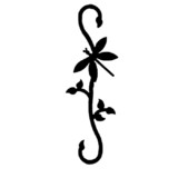 Village Wrought Iron SH-D-71 Dragonfly - S-Hook