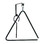 Village Wrought Iron TC-S Triangle Chime, Price/Each