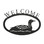 Village Wrought Iron WEL-116-S Loon - Welcome Sign Small, Price/Each