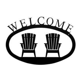Village Wrought Adirondacks - Welcome Sign