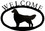 Village Wrought Iron WEL-237-S Retriever - Welcome Sign Small, Price/Each