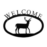 Village Wrought Deer - Welcome Sign