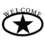 Village Wrought Iron WEL-45-L Star - Welcome Sign Large, Price/Each