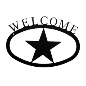 Village Wrought Star - Welcome Sign