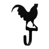 Village Wrought Rooster - Wall Hook