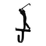Village Wrought Iron WH-135-S Golfer - Wall Hook Small
