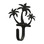 Village Wrought Iron WH-139-S Triple Palm Trees Whook Small, Price/Each