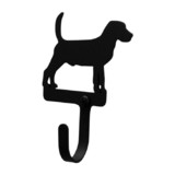Village Wrought Iron WH-236-S Beagle - Wall Hook Small