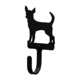 Village Wrought Iron WH-240-S Chihuahua - Wall Hook Small