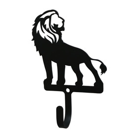 Village Wrought Iron WH-278-S Lion-Wall Hook Sm.