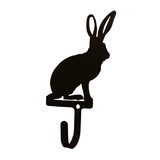 Village Wrought Iron WH-279-S Jack Rabbit - Wall Hook Sm.