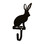 Village Wrought Iron WH-279-S Jack Rabbit - Wall Hook Sm., Price/Each