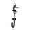 Village Wrought Iron WH-305-S Ballerina - Woman's / Girl's - Wall Hook Small, Price/Each