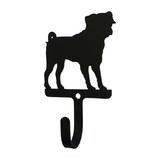 Village Wrought Iron WH-327-S Pug - Wall Hook Small