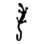 Village Wrought Iron WH-39-S Salamander - Wall Hook Small, Price/Each