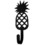 Village Wrought Iron WH-44-S Pineapple - Wall Hook Small, Price/Each