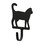 Village Wrought Iron WH-6-XS Cat - Wall Hook Extra Small, Price/Each