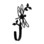 Village Wrought Iron WH-71-S Dragonfly - Wall Hook Small, Price/Each