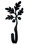 Village Wrought Iron WH-93-XS Acorn - Wall Hook Extra Small, Price/Each