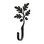 Village Wrought Iron WH-93-XS Acorn - Wall Hook Extra Small, Price/Each