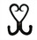 Village Wrought Iron WH-D-51 Heart - Double Wall Hook, Price/Each