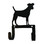 Village Wrought Iron WH-LC-324 Jack Russell - Leash and Collar Wall Hook, Price/EACH