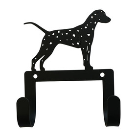 Village Wrought Iron WH-LC-331 Dalmatian - Leash and Collar Wall Hook