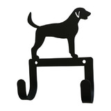 Village Wrought Iron WH-LC-339 Fox Hound - Leash and Collar Wall Hook