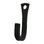 Village Wrought Iron WH-W-AA Wide - Wall Hook, Price/Each