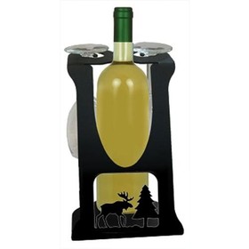 Village Wrought Iron WRC-C-22 Moose - Wine Holder