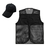 TOPTIE Summer Activity Workwear Set, Adult Mesh Zipper Vest & Baseball Cap