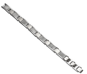 Caseti Vertical Ribbed Stainless Bracelet