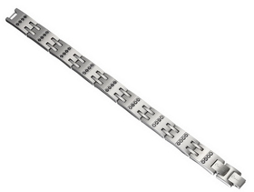 Caseti Black Quad Crystal Bracelet