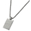 Caseti Grid Stainless Steel Pendant with Chain
