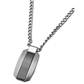 Caseti Jet Stainless Steel Pendant with Chain